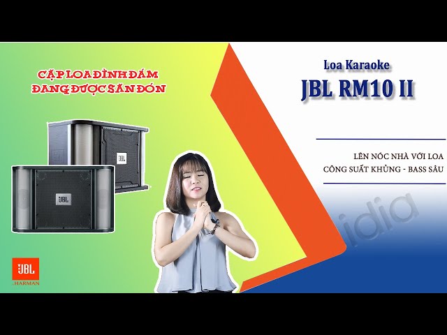 JBL RM10 II- Lên nóc nhà với loa karaoke công suất khủng - bass sâu