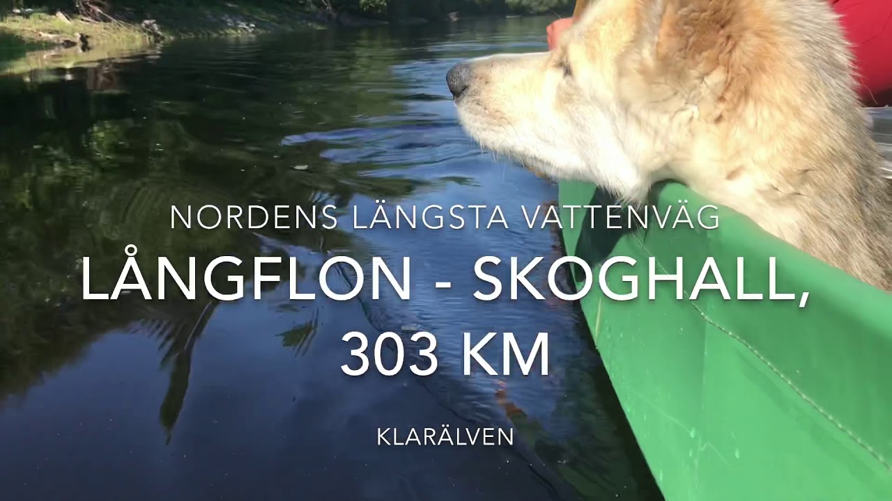 Nordens längsta vattenväg. Etapp 3: Långflon - Skoghall, 303 km