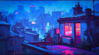 Lofi hip hop beats Retro Japanese Town 🌆 1980s and 90's nostalgia Ambience ✨ Lofi Rain Playlist