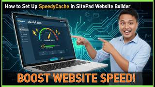 How to Set Up SpeedyCache in SitePad Website Builder | Boost Website Speed
