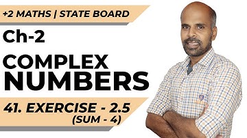 +2 | Ex - 2.5 Sum No. 4 | Complex Numbers | Class 12 | State Board | ram maths