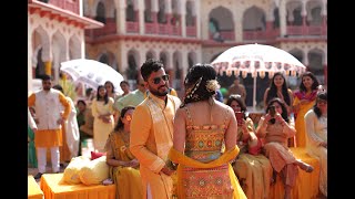 Groom Surprise Dance - Mujhse Shaadi Karogi | Haldi Ceremony Flash Mob | Tarun & Shweta Wedding