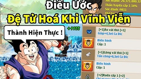 Ngọc Rồng Online - Điều ước mặc sét cadic cho đệ tử hóa khỉ vĩnh viễn thành hiện thực sau 8 tháng