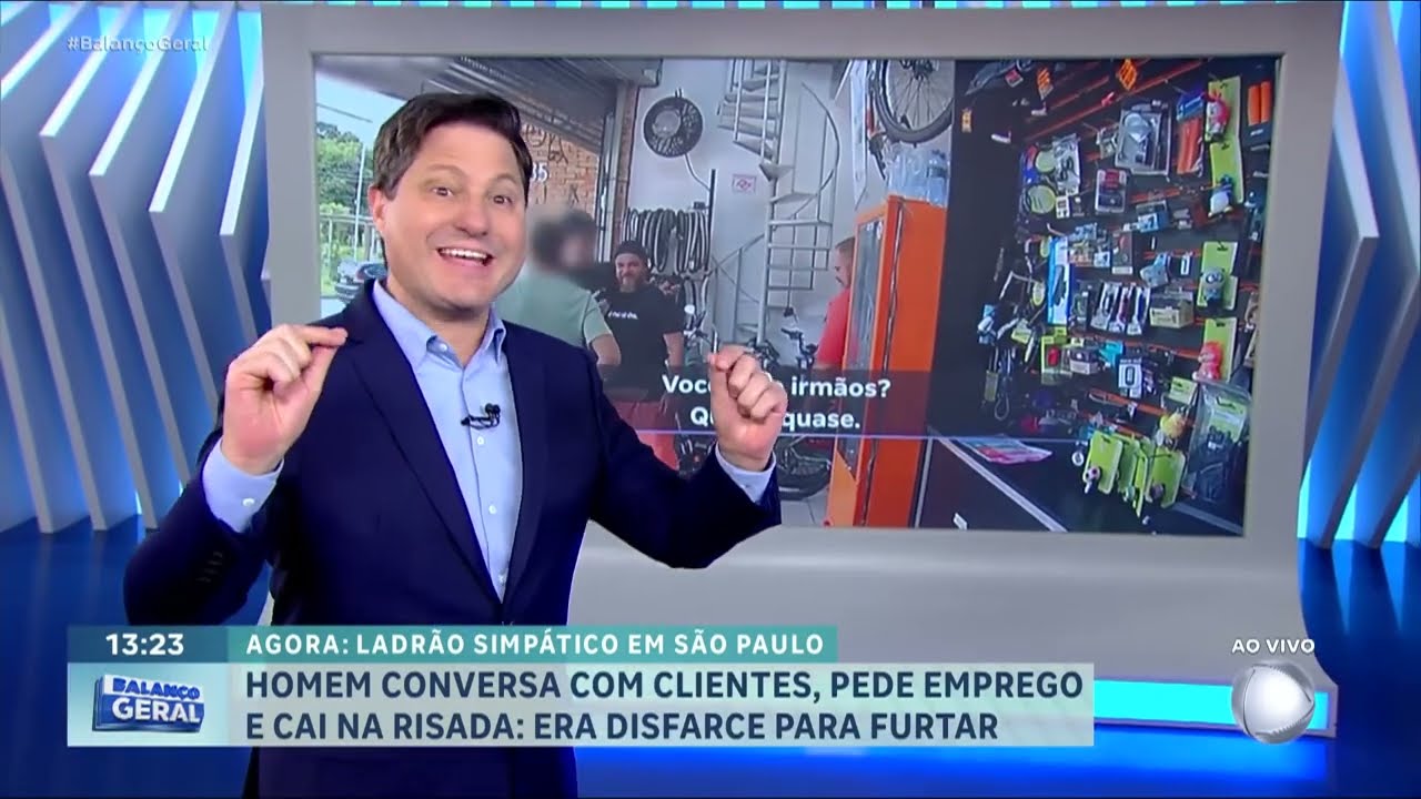 Homem finge pedir emprego para furtar notebook de loja de bicicletas em São Paulo