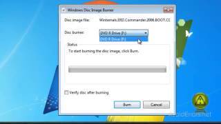 how to burn an iso image in windows 7