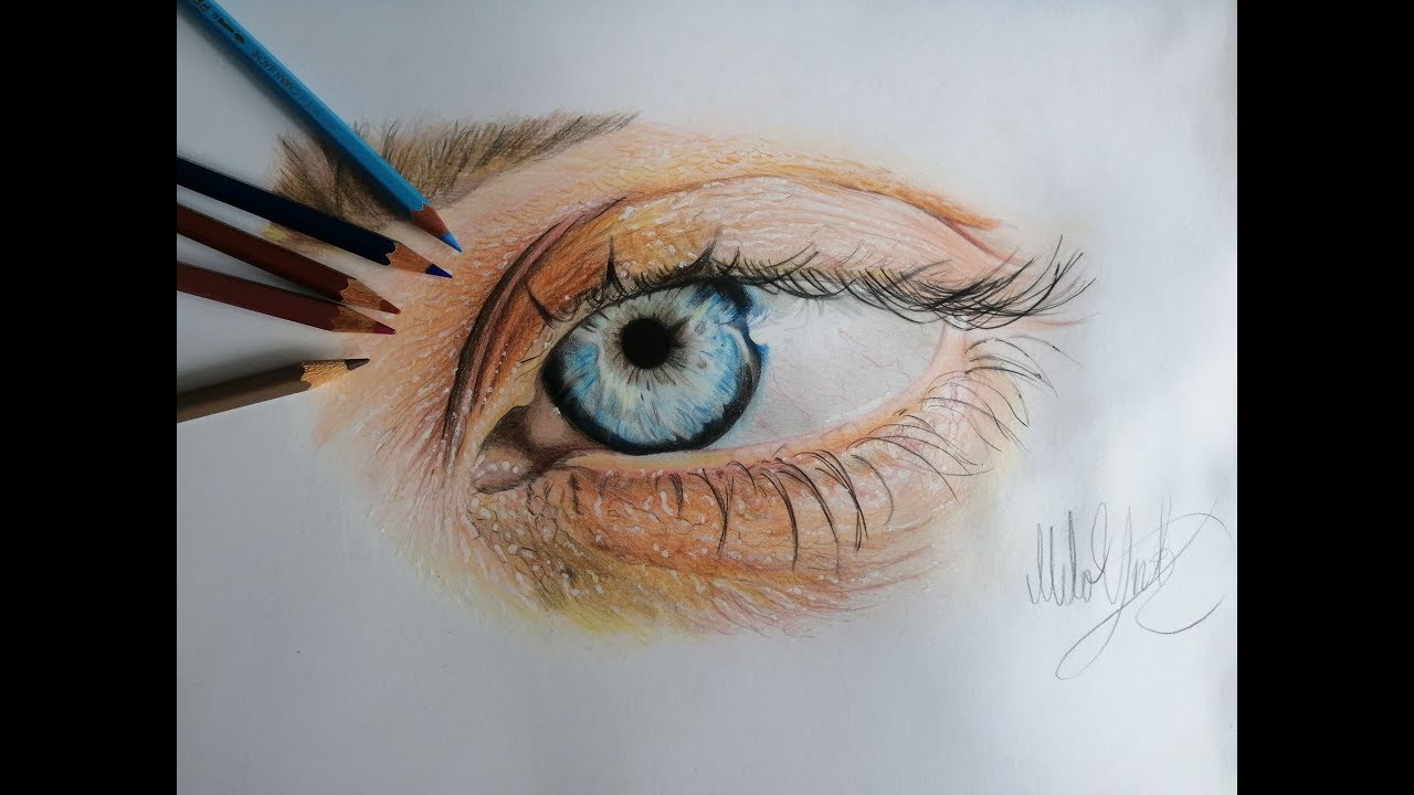 COME DISEGNARE UN OCCHIO REALISTICO YouTube