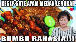 RESEP SATE AYAM MEDAN LENGKAP DENGAN BUMBU RAHASIA!!!