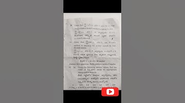 Degree 5th sem 6A (Numerical Methods)#degree #exam #questionpaper#5thsemexam