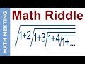 Infinite Square Root Riddle Quiz
