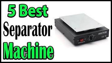 TOP 5 Best Screen Separator Machine Review 2024