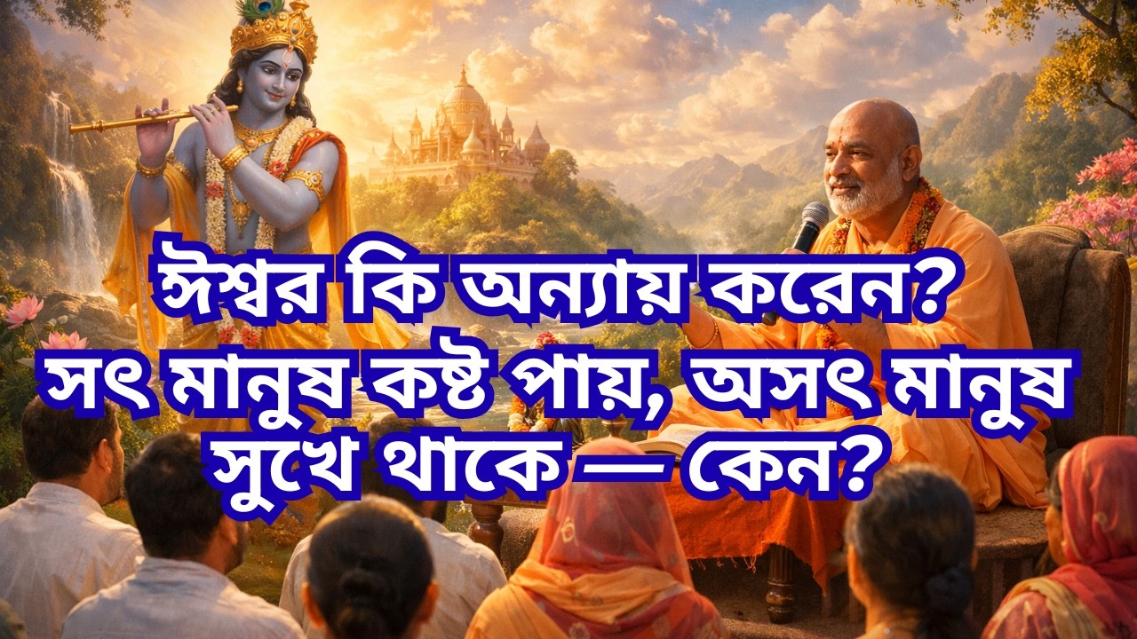 সৎ মানুষ কষ্ট পায়, অসৎ মানুষ সুখে থাকে — কেন ? ঈশ্বরের ন্যায়বিচার ||