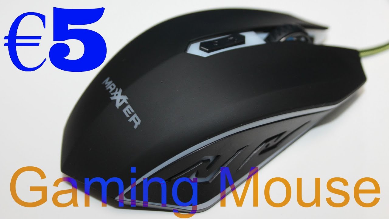 Maxxter Gaming Mouse Review Nederlands! - YouTube