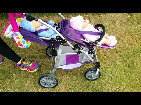 carrito de mellizos para muñecas
