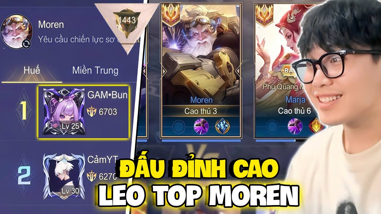 VUX MỘT ĐÊM ĐẤU ĐỈNH CAO 1443 ĐIỂM MOREN LEO TOP VIỆT NAM ĐẦU MÙA ĐẦY BÙNG NỔ