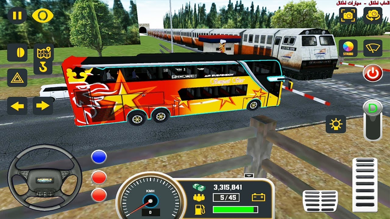 حافلة المحمول محاكي#1 - ألعاب الحافلة - العاب سيارات - ألعاب أندرويد