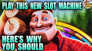 この新しいスロットマシンをプレイすべき理由 ⭐️ マキシウィン ⭐️ Bluberi Slots の TIMBER JACK GOING WILDER screenshot 3