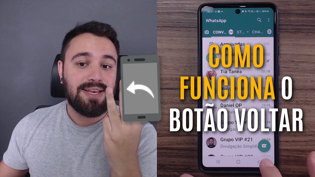 COMO FUNCIONA O BOTÃO “VOLTAR” DO CELULAR - YouTube