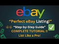 "Best eBay Listing Method for Dropshipping | Step-by-Step Setup for Beginners (2025)"