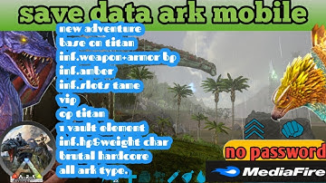 save data ark mobile base on titan all bp weapon armor | req by very christian