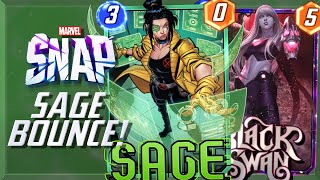 SAGE &amp; BLACK SWAN BOUNCE! | Marvel Snap Deck