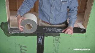 How to Flash a Window Sill | ZIP System™ stretch tape screenshot 4