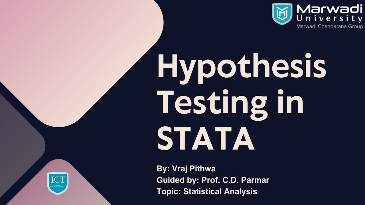 how to do hypothesis testing in stata