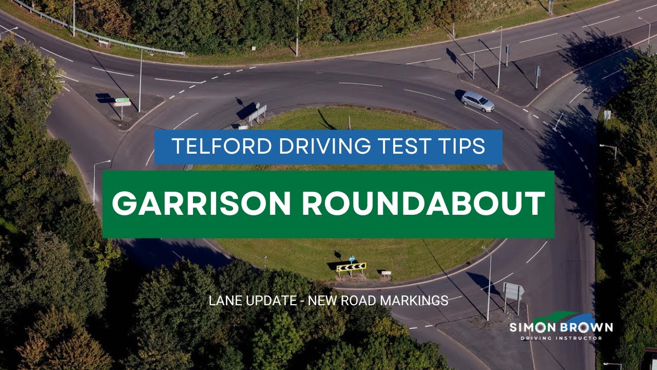 Garrison Roundabout | Lane Update | Driving Test Tips Telford