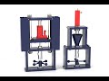 Plastic injection molding machine. Шприц-пресс для литья пластмасс под давлением. Видео работы.