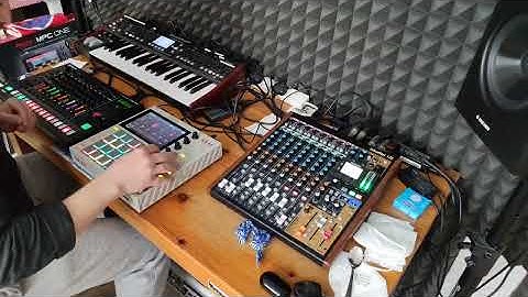 Roland TR8S , AKAI MPC, DEEPMIND 6 , MODEL 12 live jam