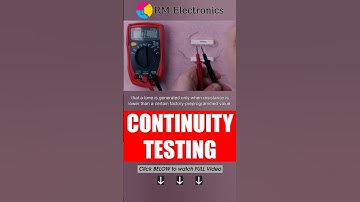 Continuity testing mode : How to use a Multimeter? The ULTIMATE Guide you