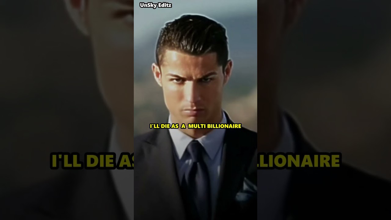 I WAS BORN POOR  Cristiano Ronaldo Attitude 