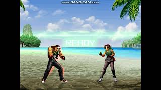 Kof Mugen - Definitive Terry Bogard Real Play Vs Serious Yuri Sakazaki Cpu