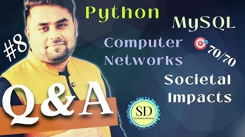 MYSQL CLASS 12 | DATABASE QUERY USING SQL | HUM TOPPER | SHASHANK JAIN | SCIENCE DUNIA | CSIP 70