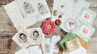 Shabby chic elegant inspiration kit newly listed in my Etsy- link in description ☺️