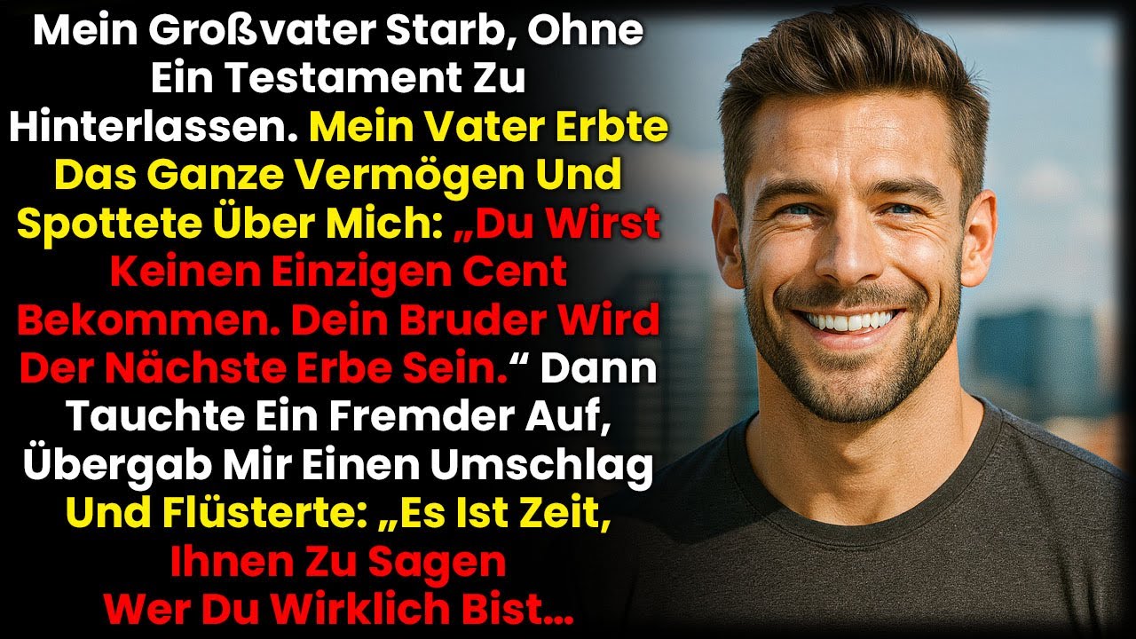 Mein Vater Gab Meinem Bruder Das Ganze Erbe – Doch Ein Fremder Überreichte Mir Einen Umschlag