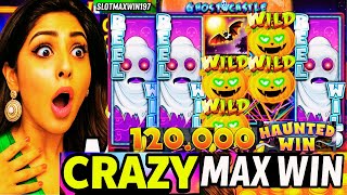 CRAZY MAX WIN  GHOST CASTLE SLOT  ON MAX BET | INSANE BIG WIN screenshot 5