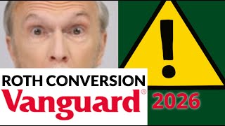 Celebrity Vanguard UPDATE: I Was Asking the Wrong Roth Conversion Question Until Now Profile