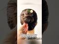 Simple Elegant 10s Hair Stick Bun Hairstyle Slow Mot Tutorial#shorts #hairstyle #hairtutorial