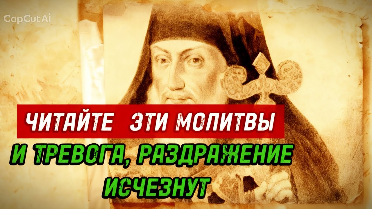 Молитва, которая лечит Нервы и Душу. Наставления старца Антония Задонского