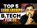 🔥Top 5 Scholarships for ENGINEERING Students in India! Harsh Sir