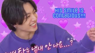 jungkook cute giggling throughout Run ep- 128{A much needed compilation}#jungkook #btsrun