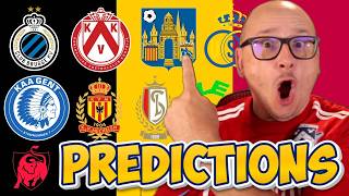 2026/27 Jupiler Pro League Matchday 1 Predictions
