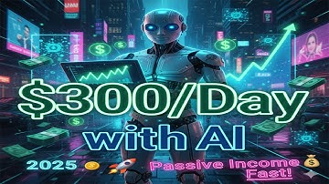 💻 5 AI Tools to Make Passive Income in 2025 🚀💰 Earn $300/Day Fast Online Today!