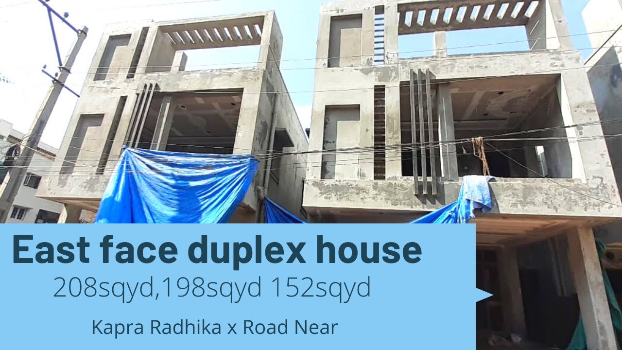 3bhk Duplex house for sale in hyderabad ECIL Kapra East face