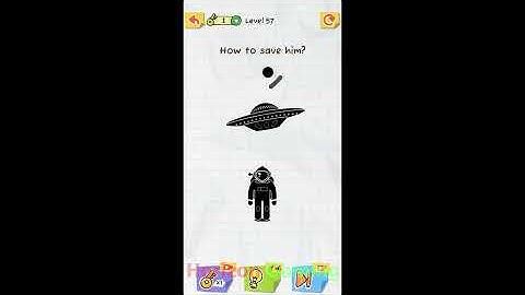 Draw 2 Save: Stickman Puzzle LEVEL 57 - How to save him - Gameplay Walkthrough Android IOS