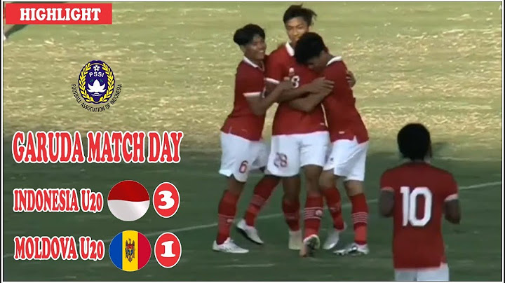 HIGHLIGHT : INDONESIA U20 COMEBACK TUMBANGKAN MOLDOVA !! #timnasindonesia #timnasday #shintaeyong