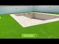 Transformando el área de la piscina: Instalación de césped artificial sobre hormigón