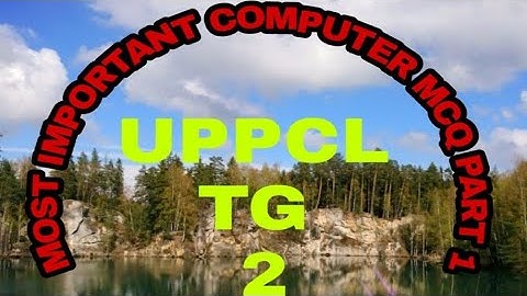 UPPCL LINE MANE COMPUTER MOST IMPORTANT MCQ PART 1 (  1 TO 23)