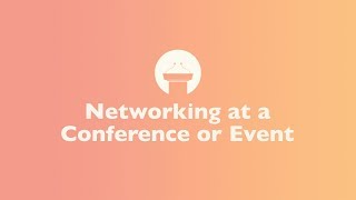 Networking At A Conference Or Event
