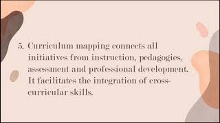 Lesson 3.3 Curriculum Mapping and Curriculum Quality Audit